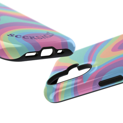 Pastel Swirl Phone Case for Apple