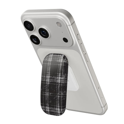 Clickit Smoky Grungy Plaid Phone Stand