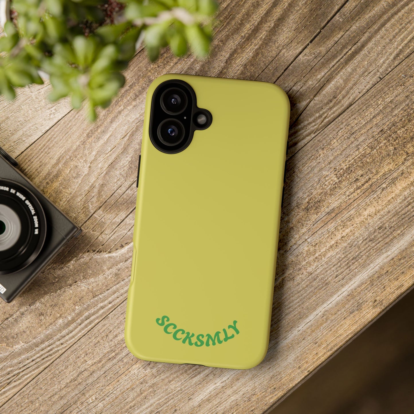 SOLID Lemon Pop Tough Case for Apple