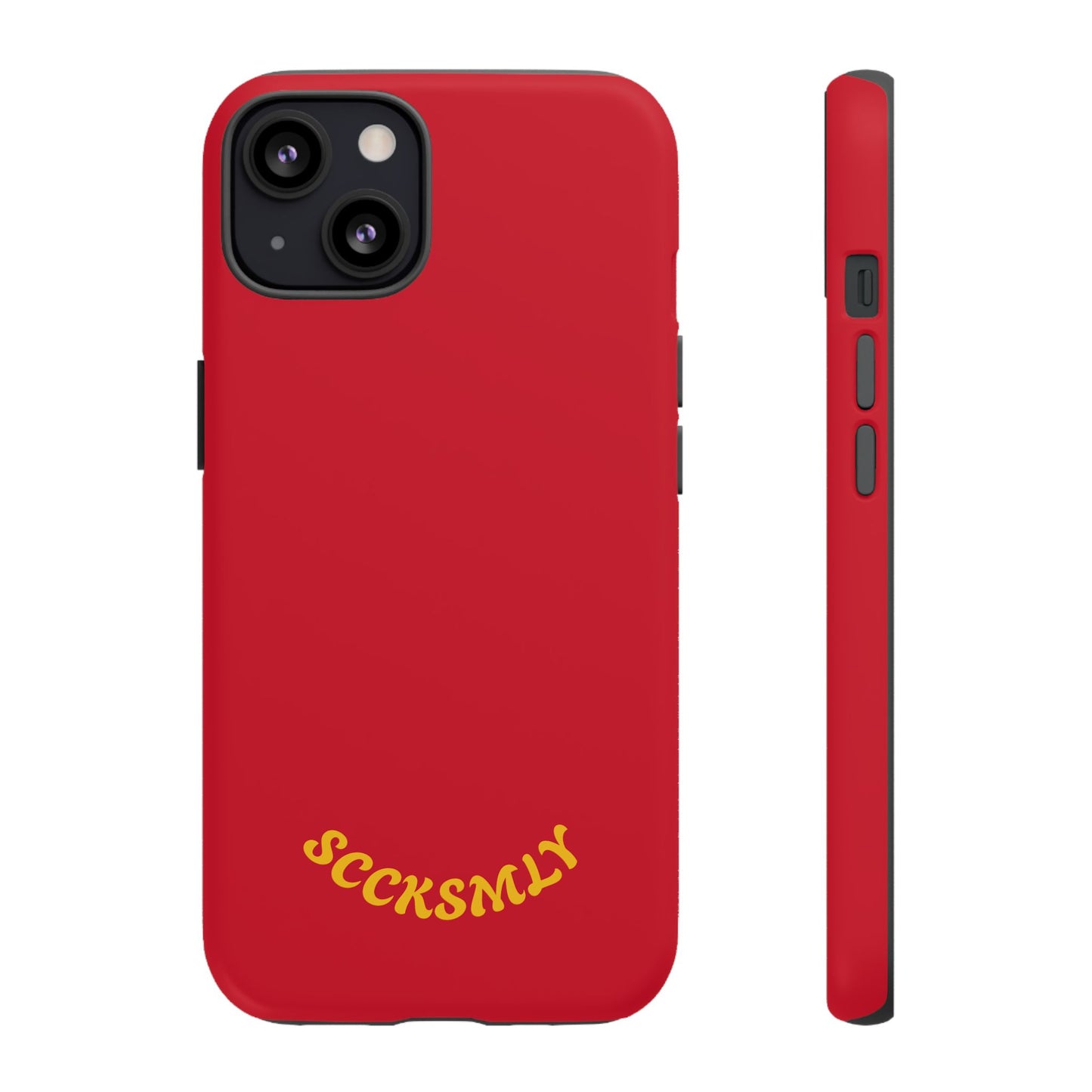 SOLID Calm Cherry Tough Case for Apple