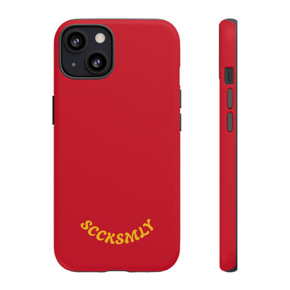 SOLID Calm Cherry Tough Case for Apple