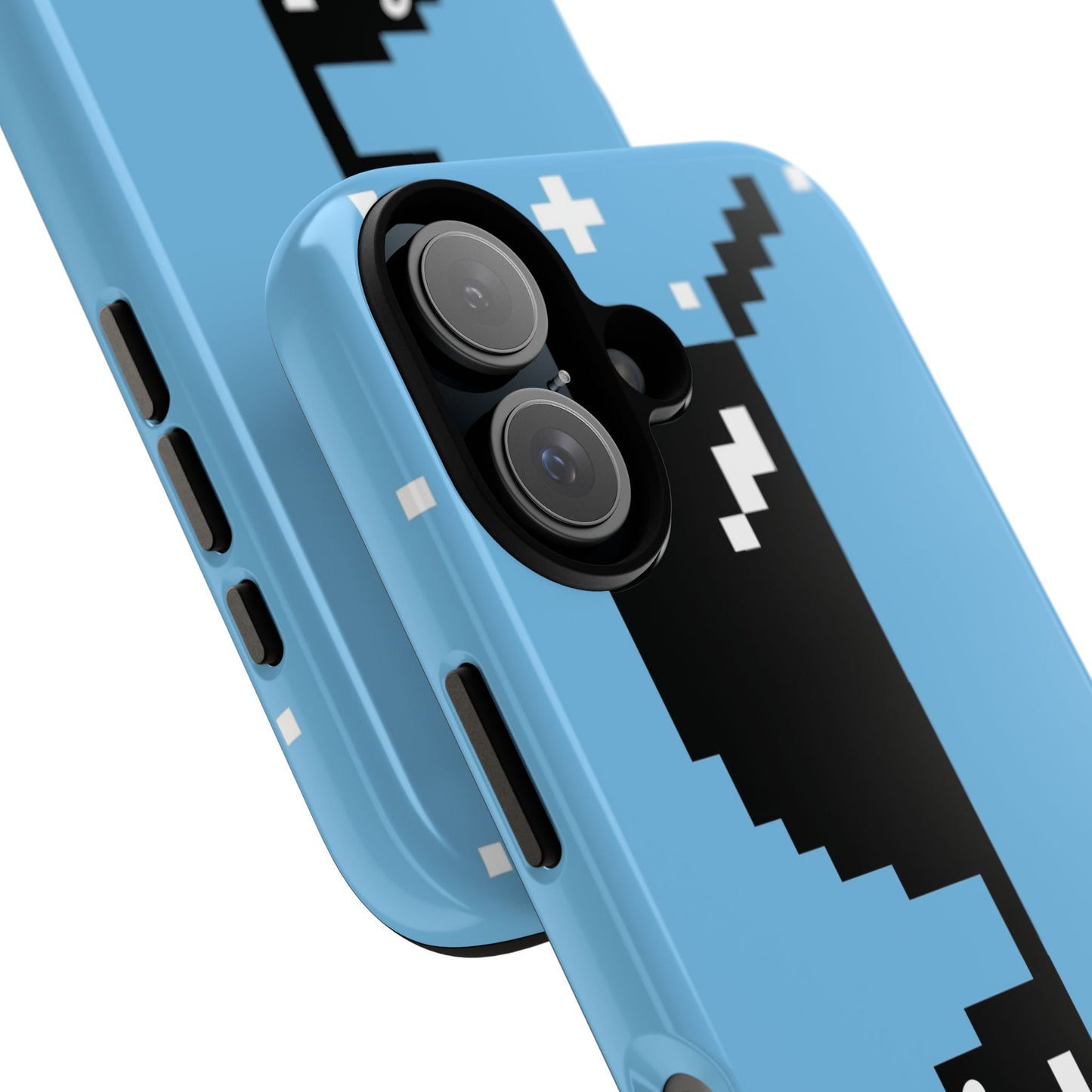 Pixel Glass Tough Phone Case for Apple
