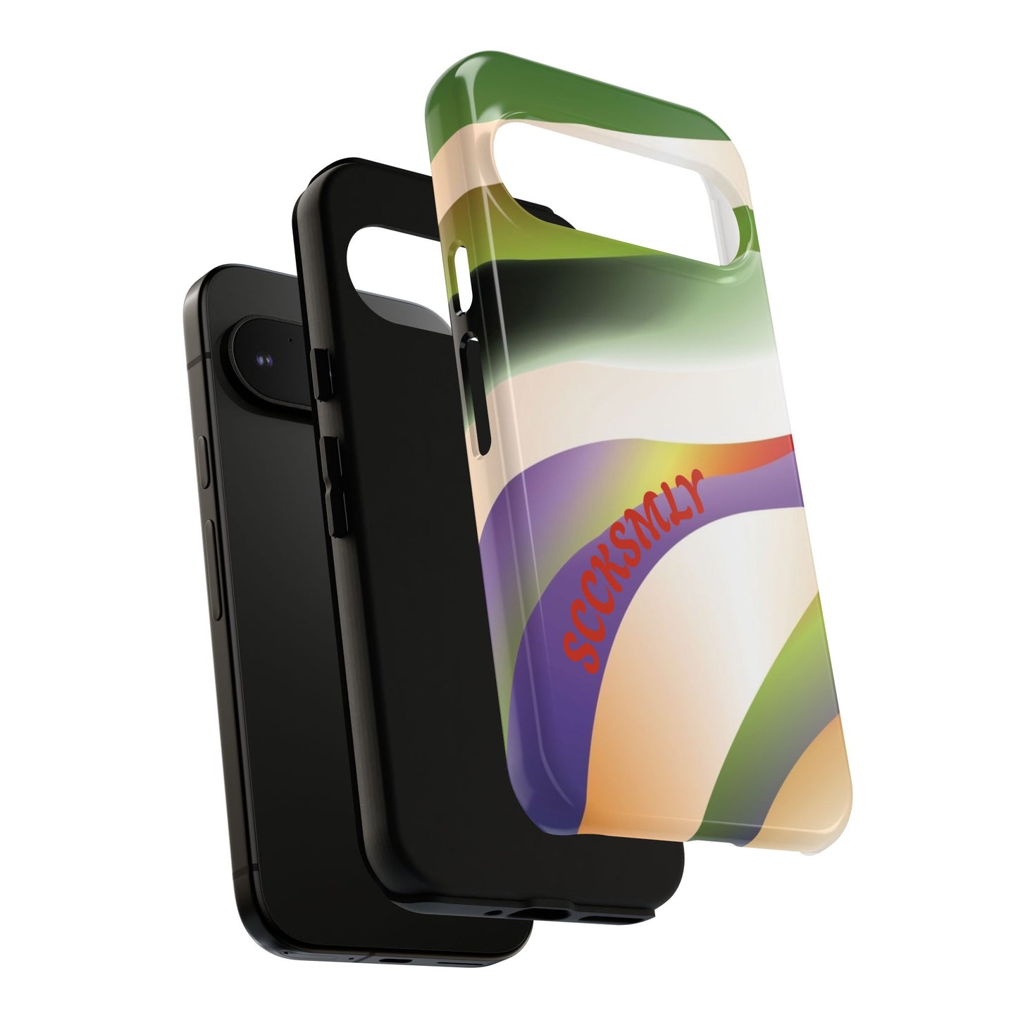 Green Waves Phone Case for Google Pixel
