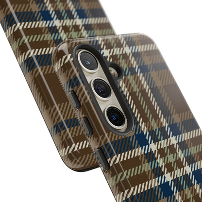 Earth and Sky Plaid Phone Case for Samsung