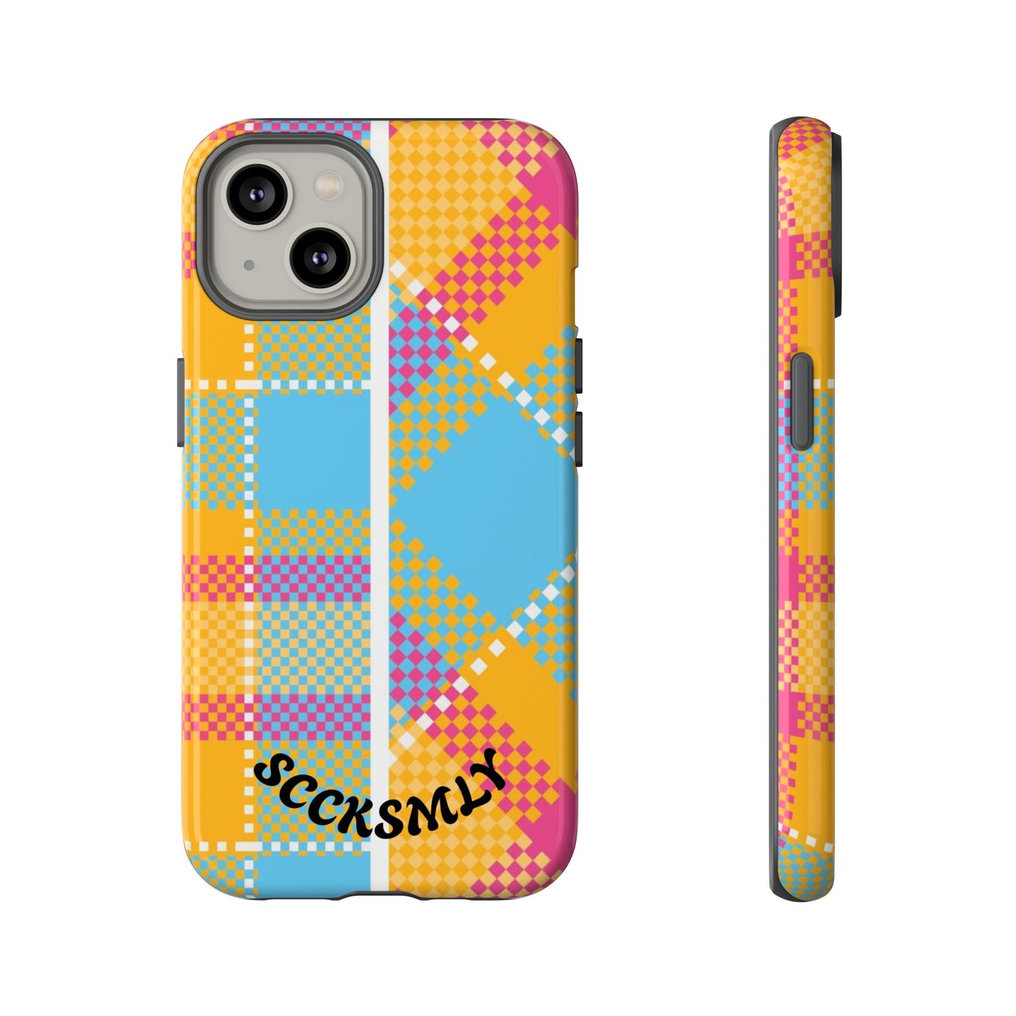 Pattern Punch Phone Case for Apple