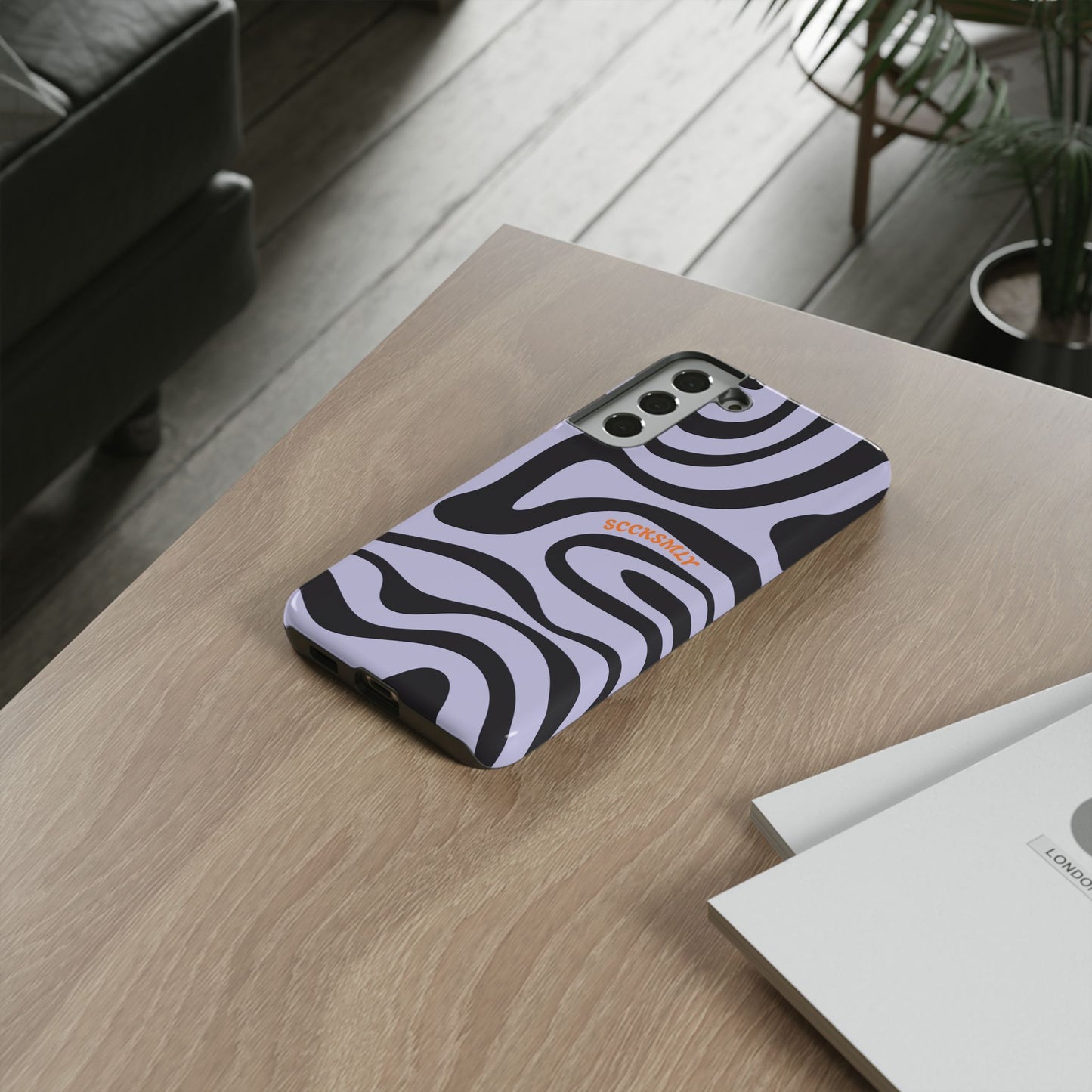 Purple Swirl Phone Case for Samsung