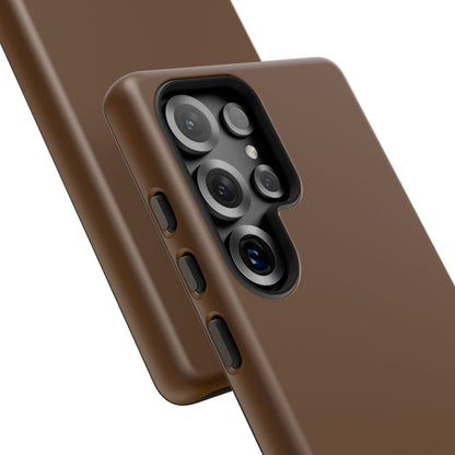 SOLID Chocolate Coco Tough Case for Samsung