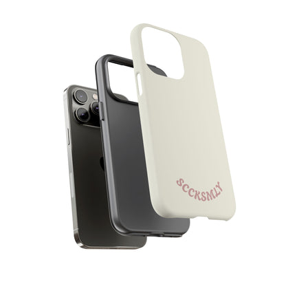 Sweet Oat Milk Tough Phone Case for Apple