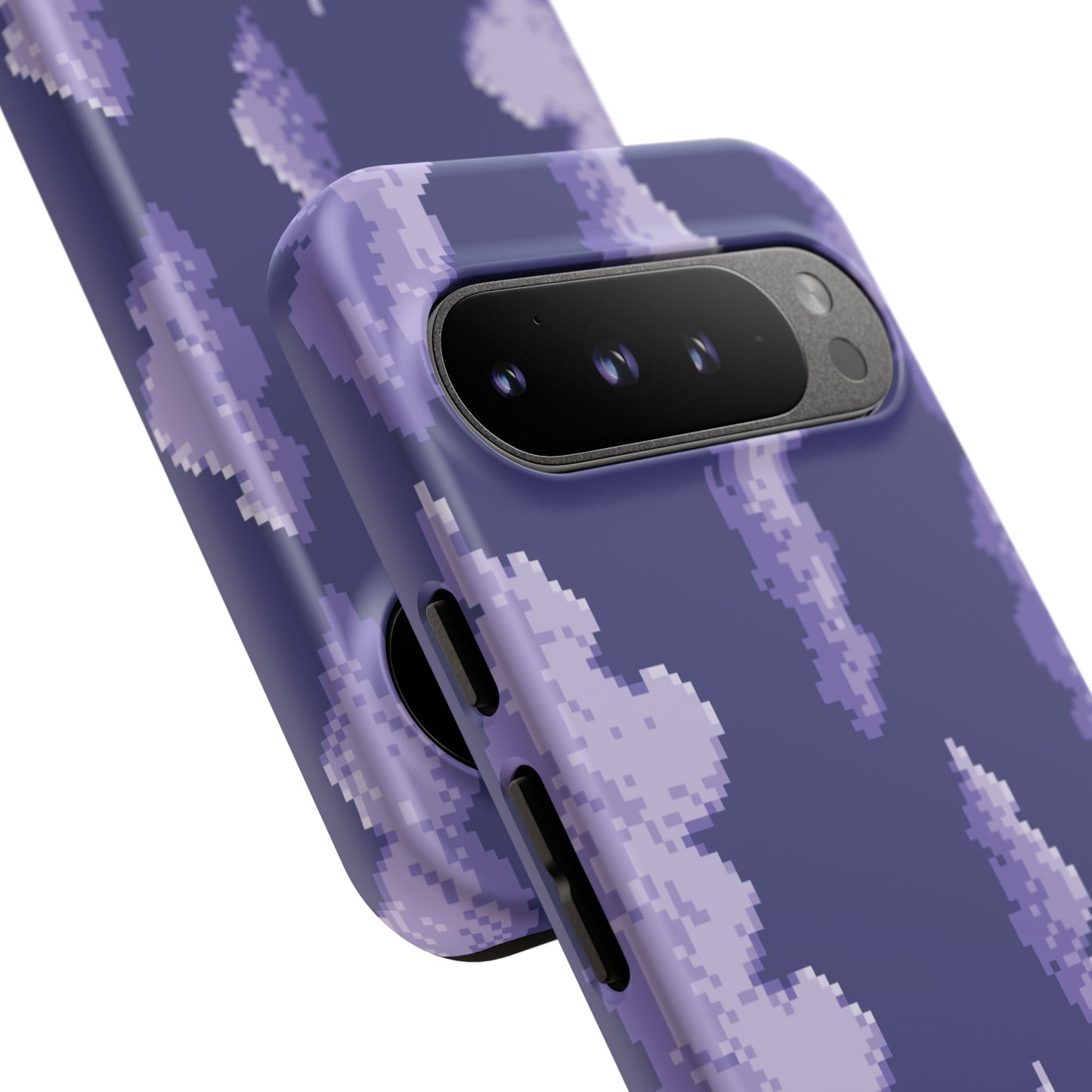 Lilac Pixel Cloud Tough Phone Case for Google Pixel