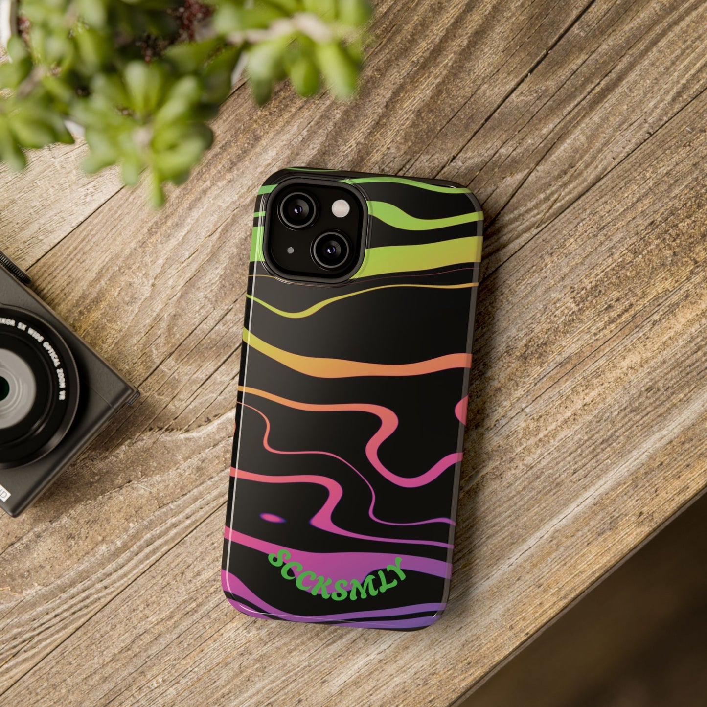 Dark Rainbow Phone Case for Apple
