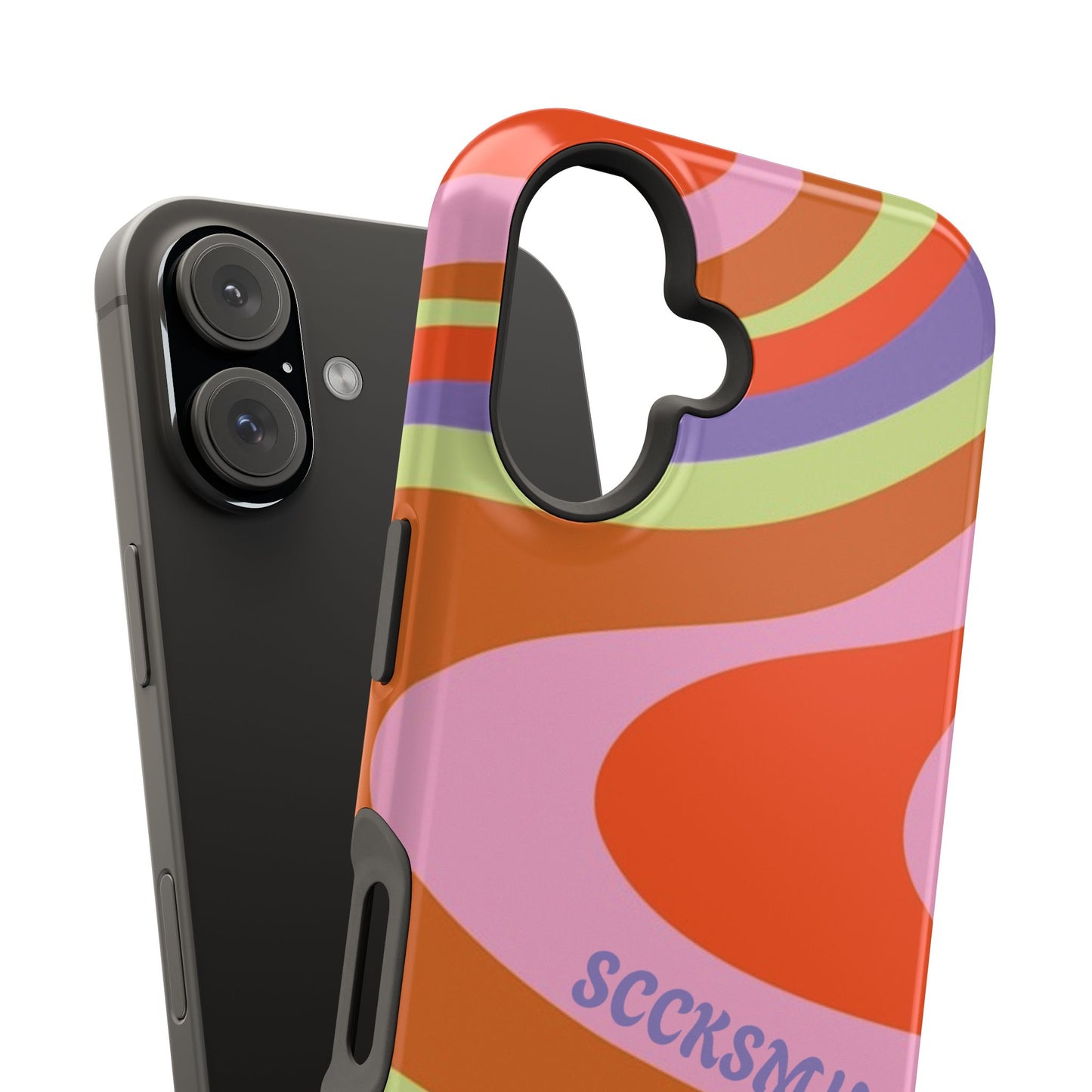 Curvy Swirl Phone Case for Apple
