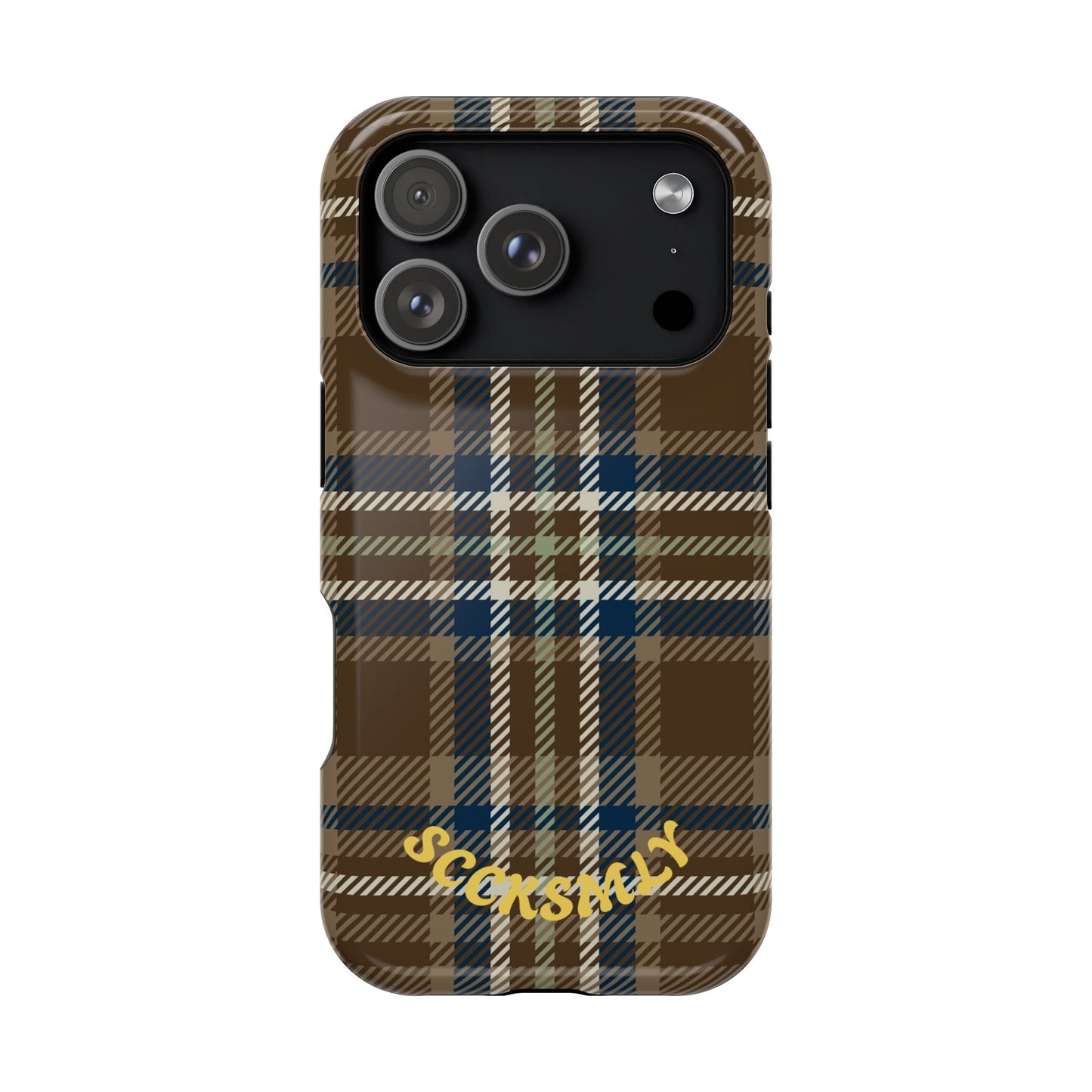 Earth and Sky Plaid Phone Case for Apple