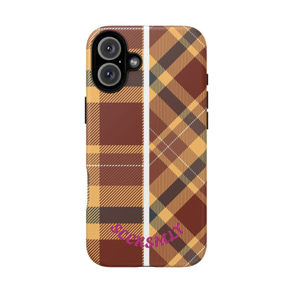 Autumn Plaid Phone Case for Apple