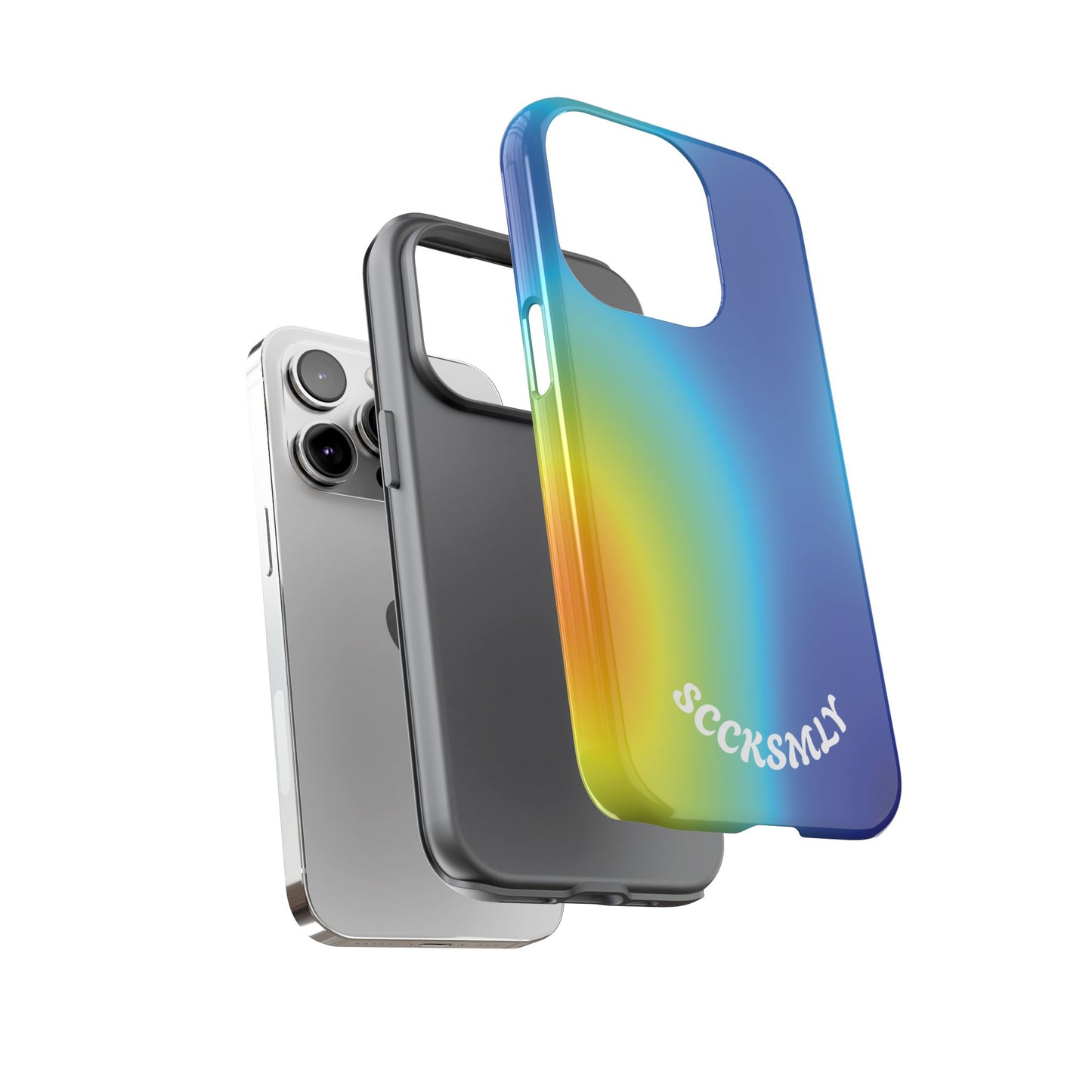 Gradient Heatwave Tough Phone Case for Apple