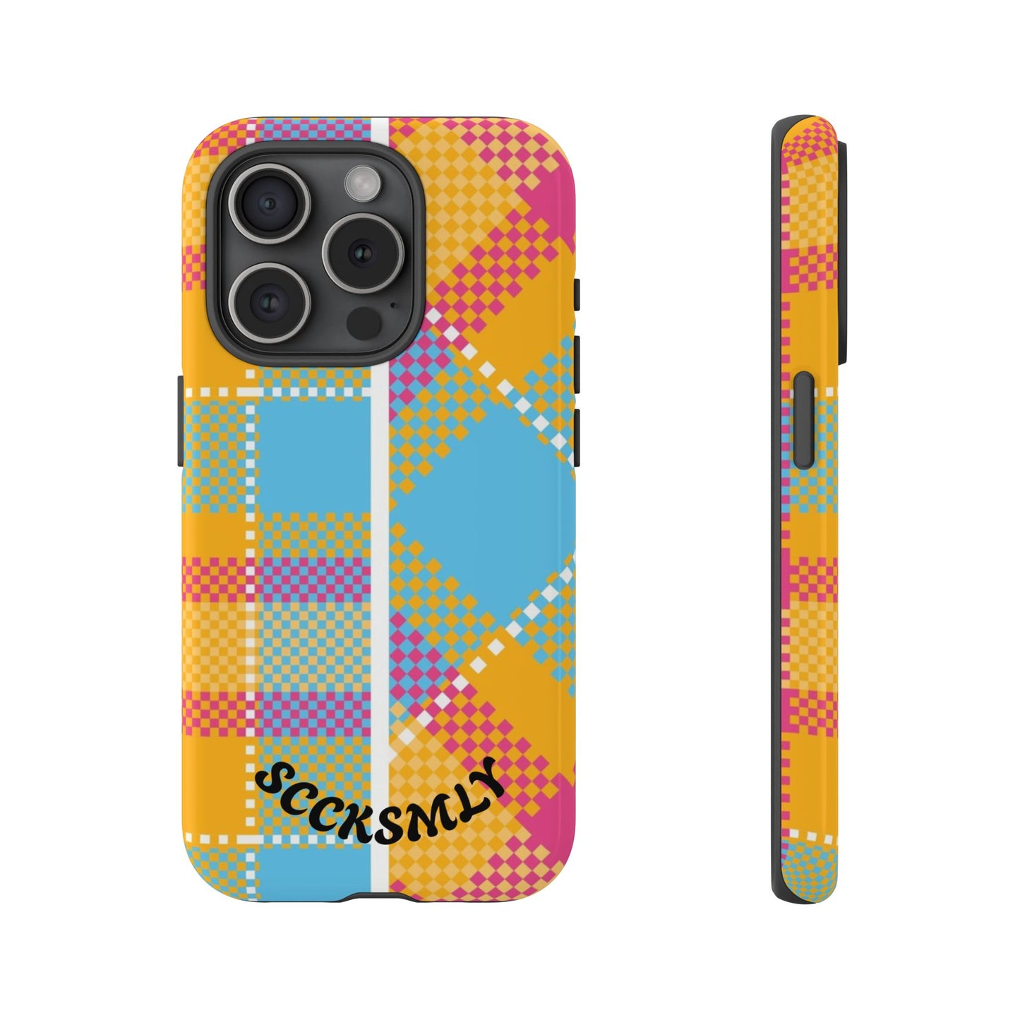 Pattern Punch Phone Case for Apple