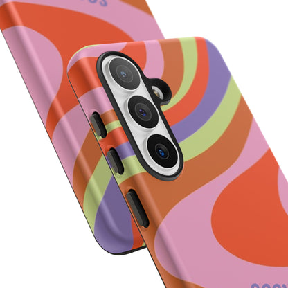 Curvy Swirl Phone Case for Samsung