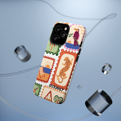 Tropical Print Phone Case for Apple