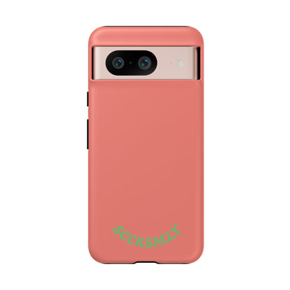 SOLID Guava Melon Wave Tough Phone Case for Google Pixel