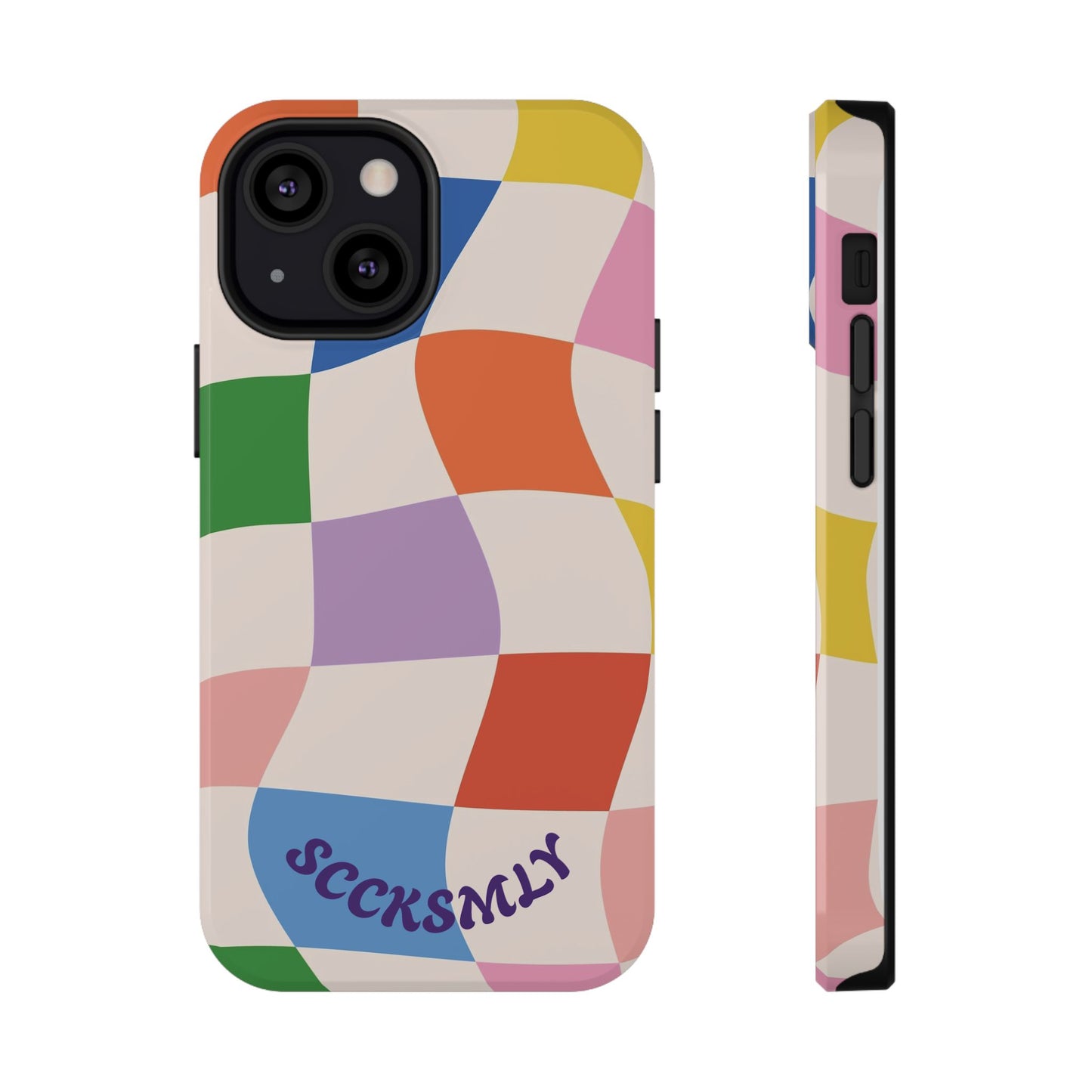 Checker Flicker Phone Case "IOS or Apple"