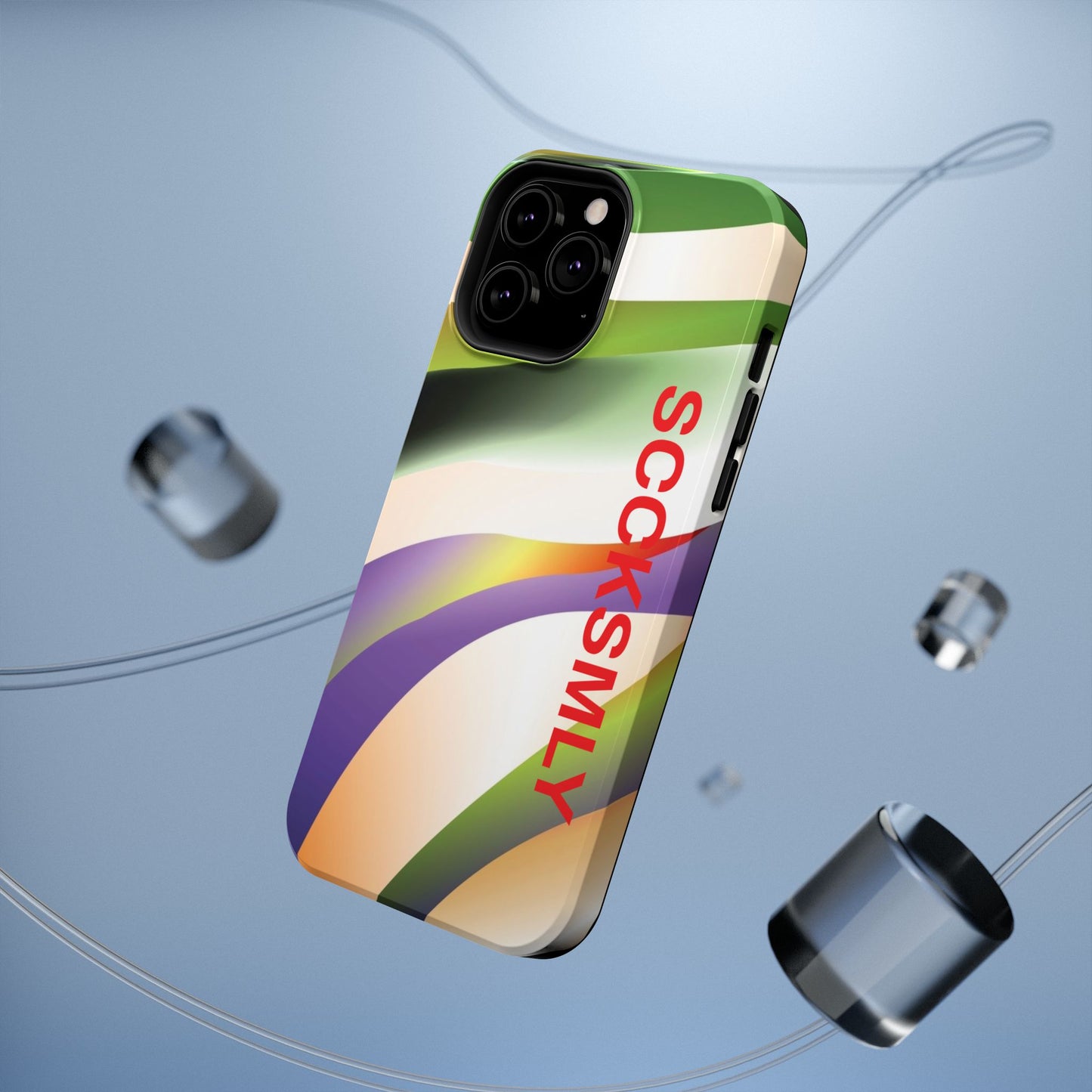 Green Waves Phone Case for "IOS or Apple"