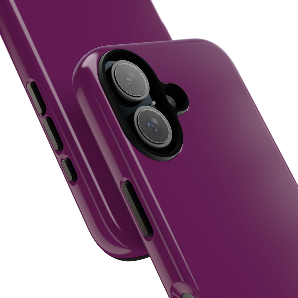 SOLID Amethyst Matte Tough Phone Case for Apple