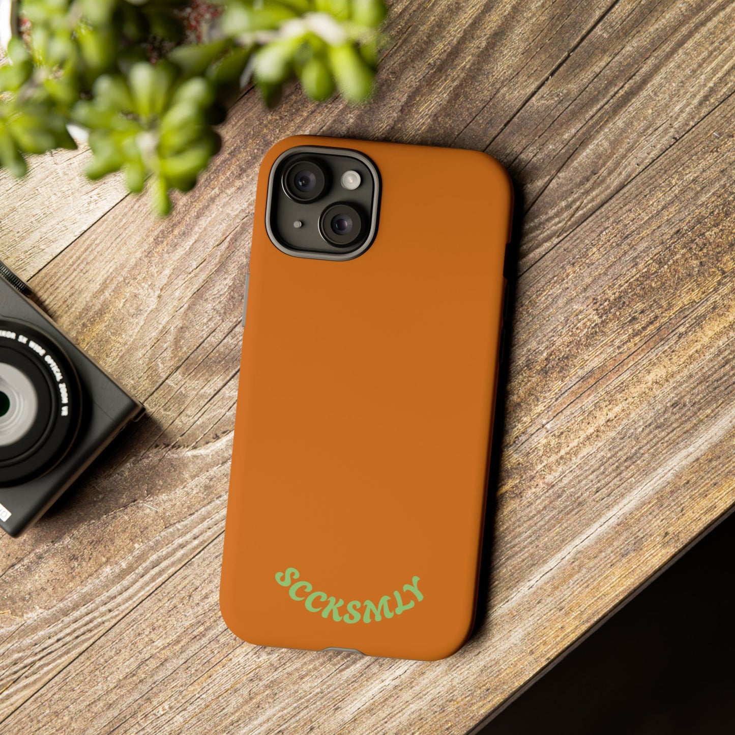 SOLID Terracotta Caoal Tough Case for Apple