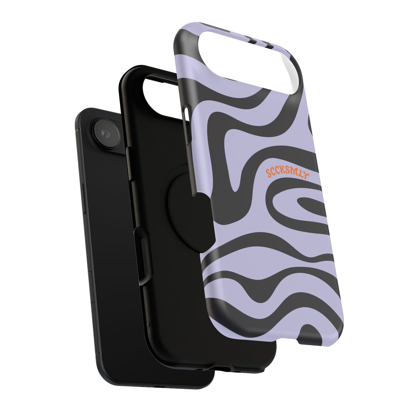 Purple Swirl Phone Case for Apple