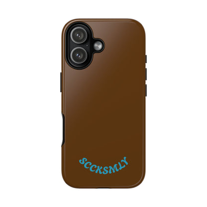 SOLID Chocolate Coco Tough Case for Apple
