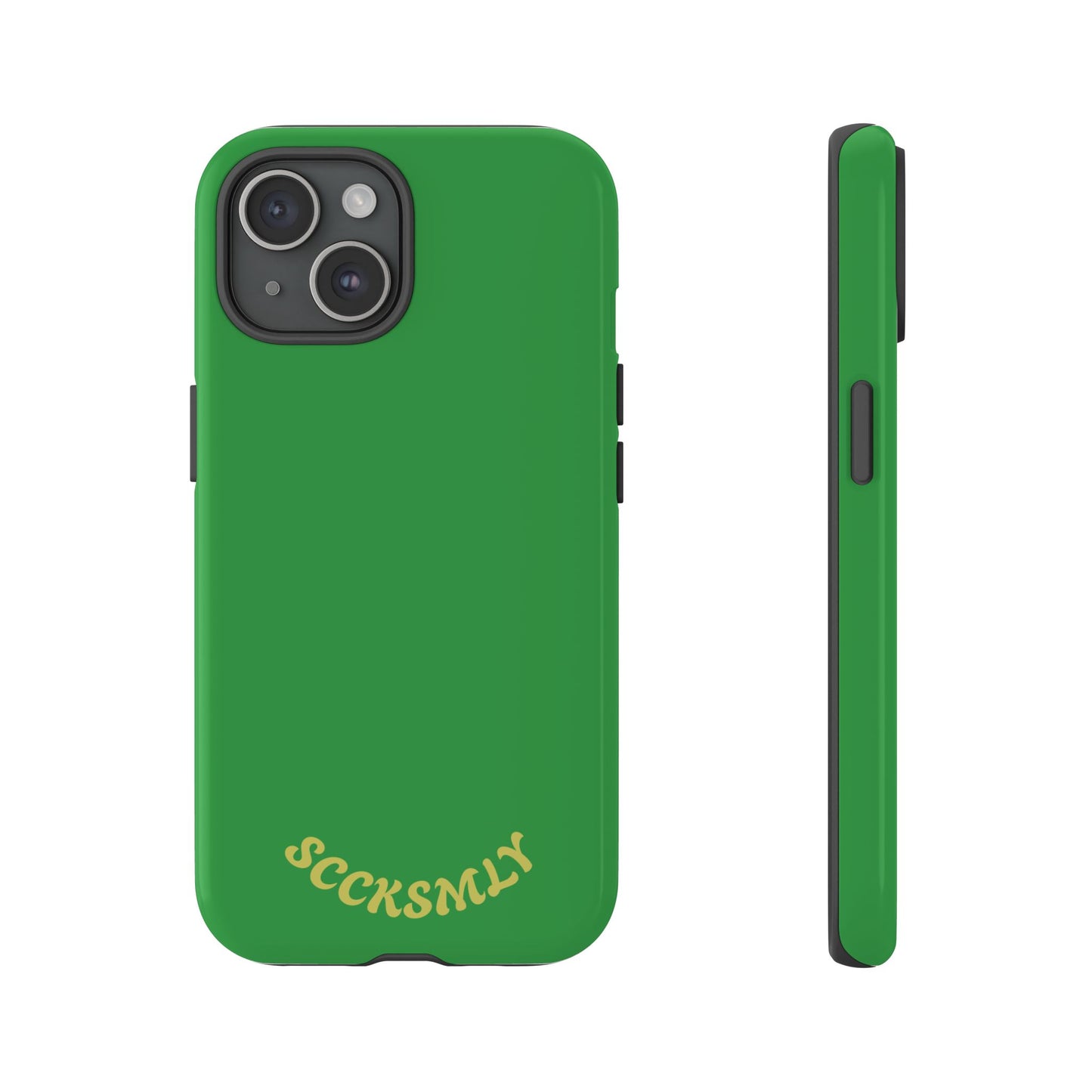 SOLID Green Grin Tough Case for Apple