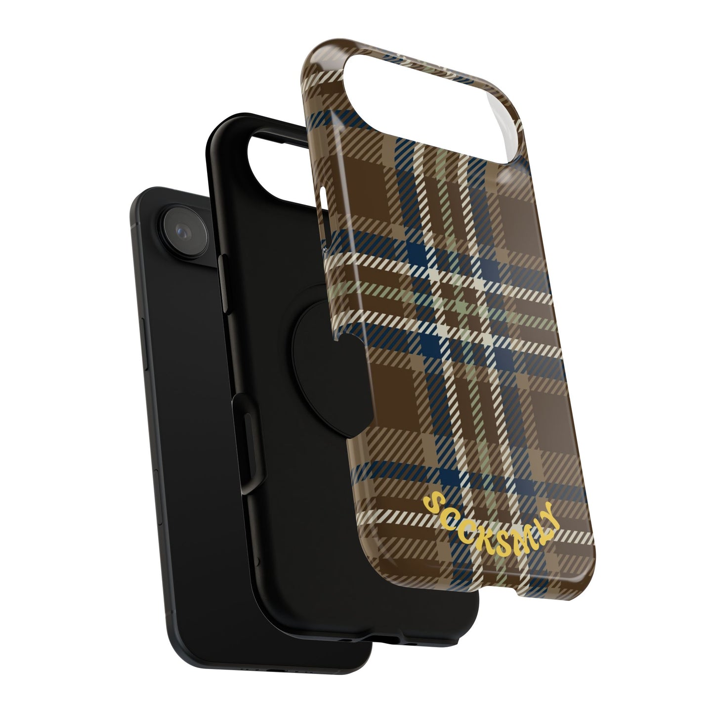 Earth and Sky Plaid Phone Case for Apple