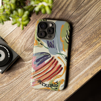 Botanical Strokes Palette Tough Phone Case for Apple