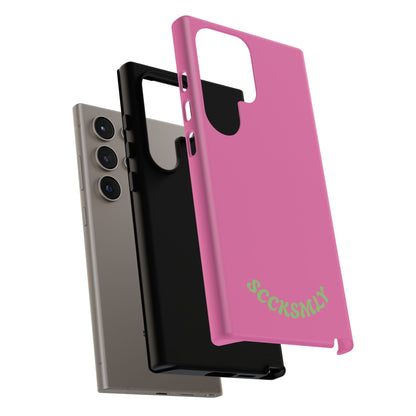 SOLID Sweet Static Pink Tough Case for Samsung