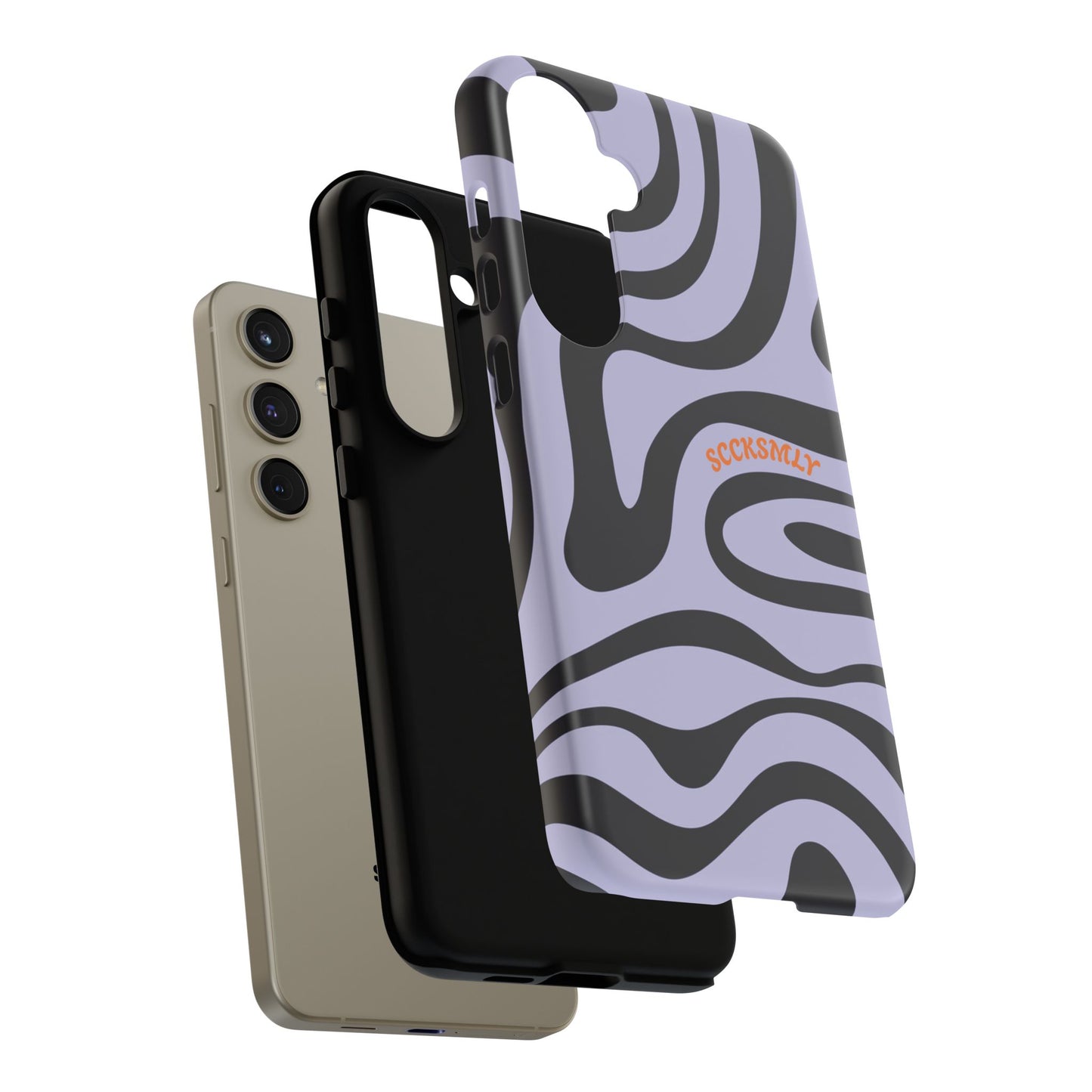 Purple Swirl Phone Case for Samsung