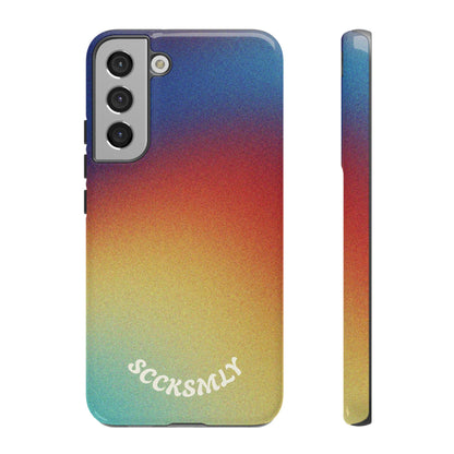 Faded Sunset Aura Tough Phone Case for Samsung