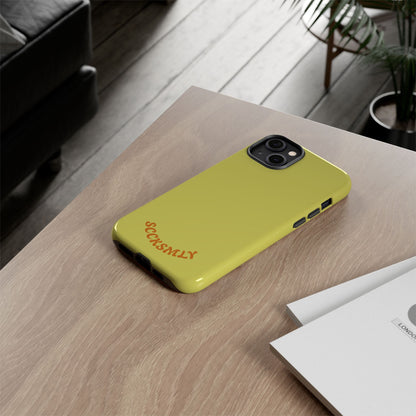 SOLID Lemon Dijon Glaze Tough Case for Apple