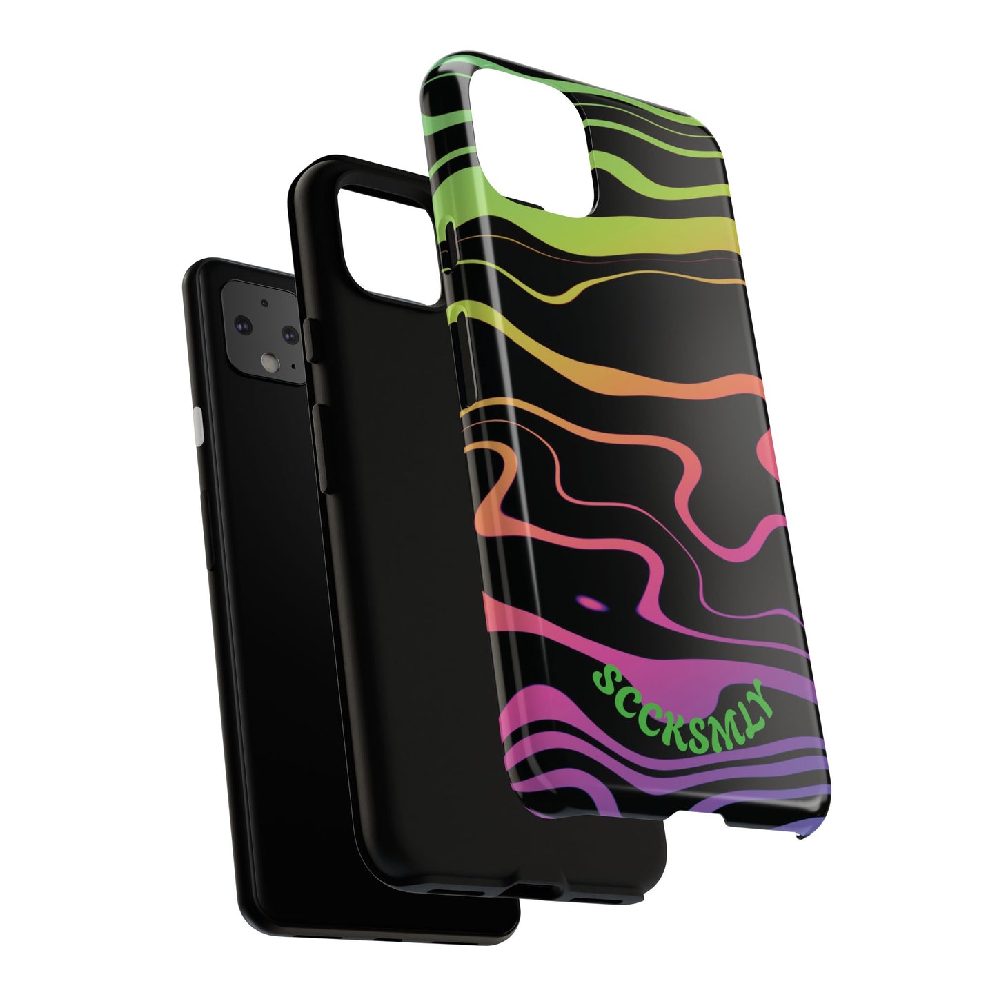 Dark Rainbow Phone Case For Google Pixel