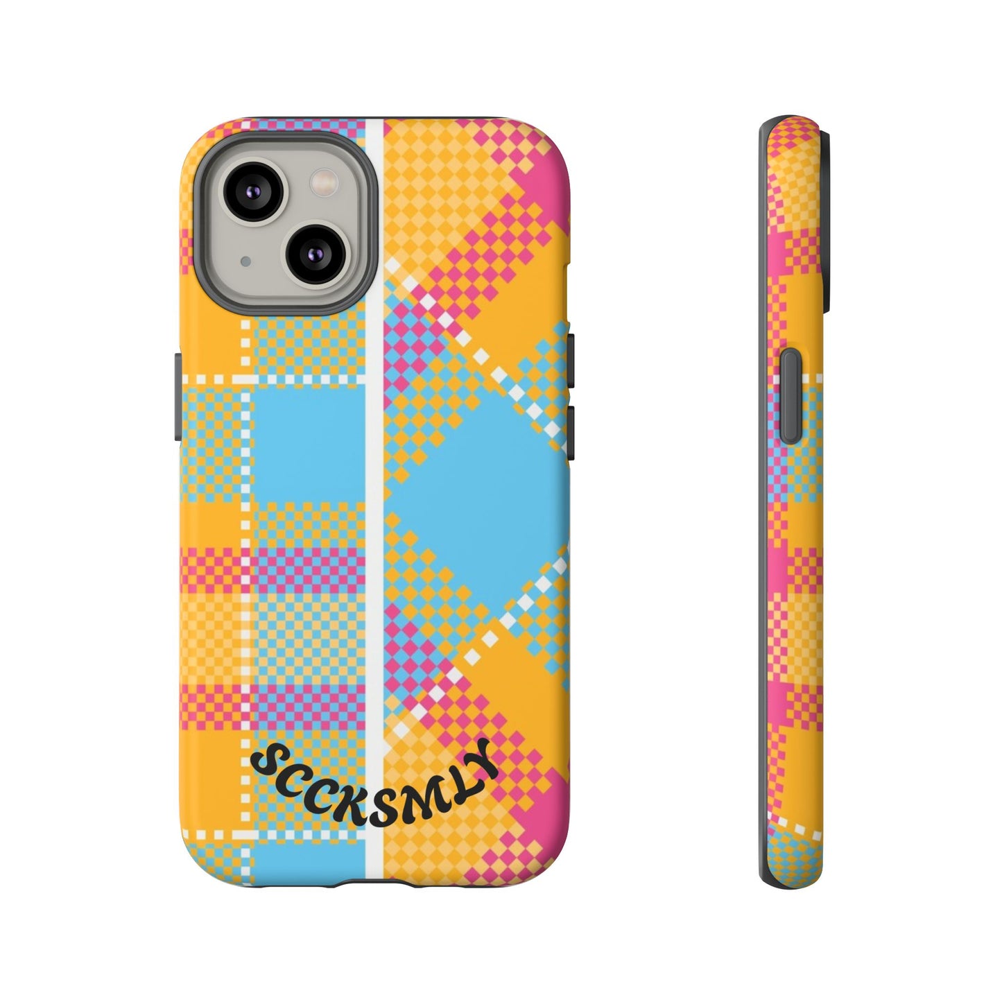 Pattern Punch Phone Case for Apple