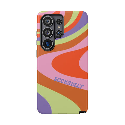 Curvy Swirl Phone Case for Samsung