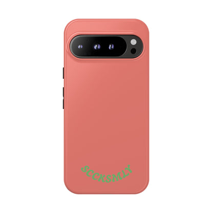 SOLID Guava Melon Wave Tough Phone Case for Google Pixel