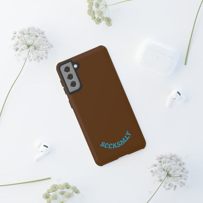 SOLID Chocolate Coco Tough Case for Samsung