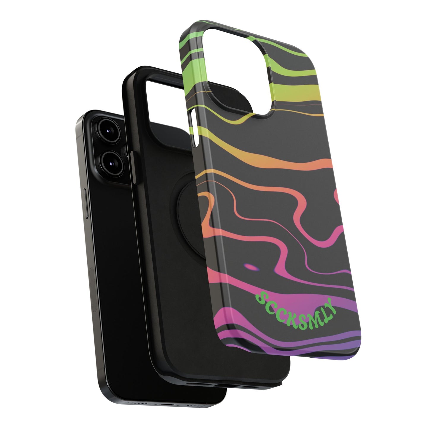 Dark Rainbow Phone Case for Apple
