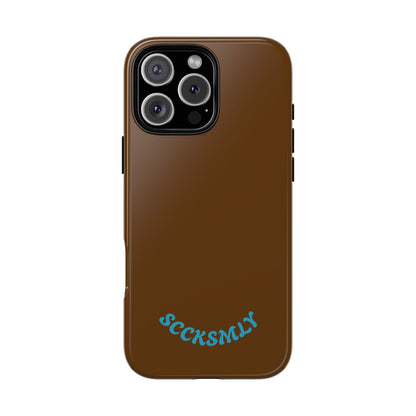 SOLID Chocolate Coco Tough Case for Apple