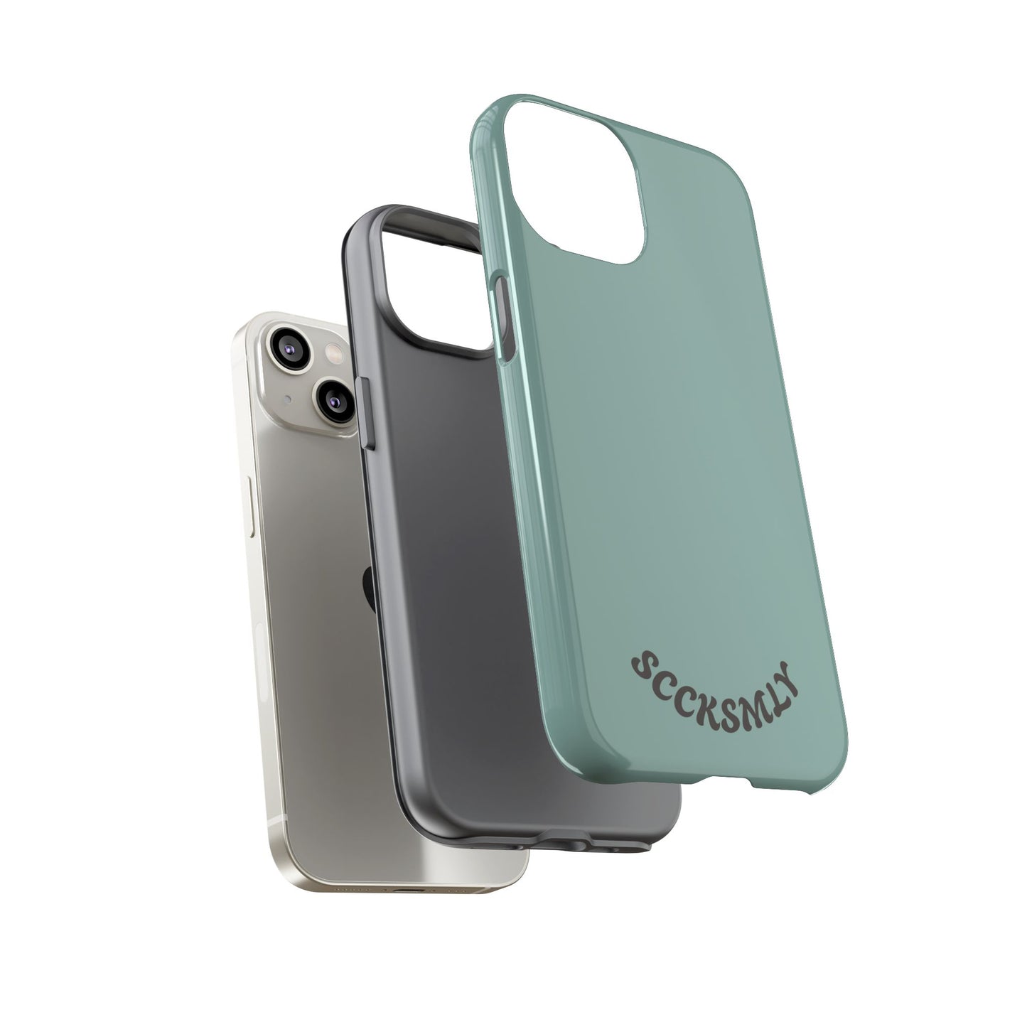 SOLID Fudge Mint Crunch Tough Phone Case for Apple