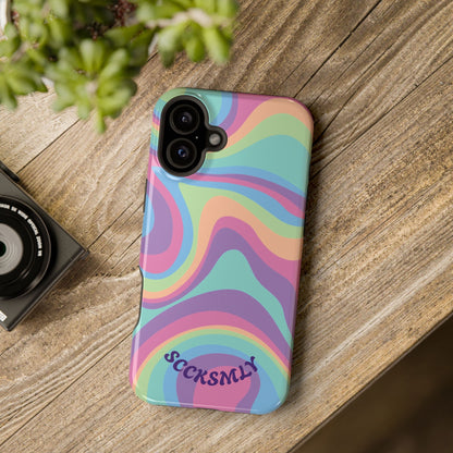 Pastel Swirl Phone Case for Apple