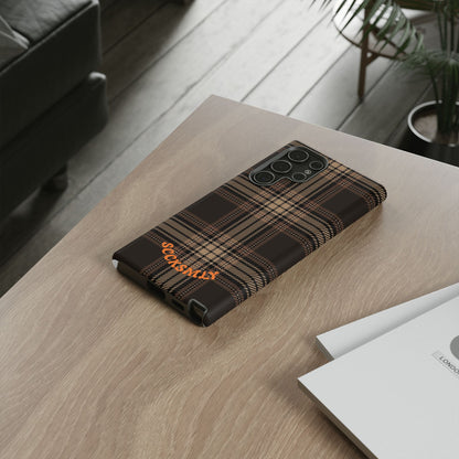Brown Bread Plaid Tough Phone Case Samsung