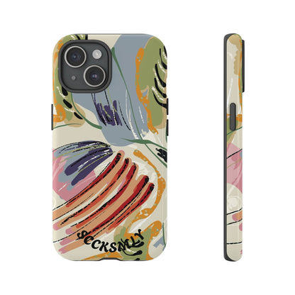 Botanical Strokes Palette Tough Phone Case for Apple
