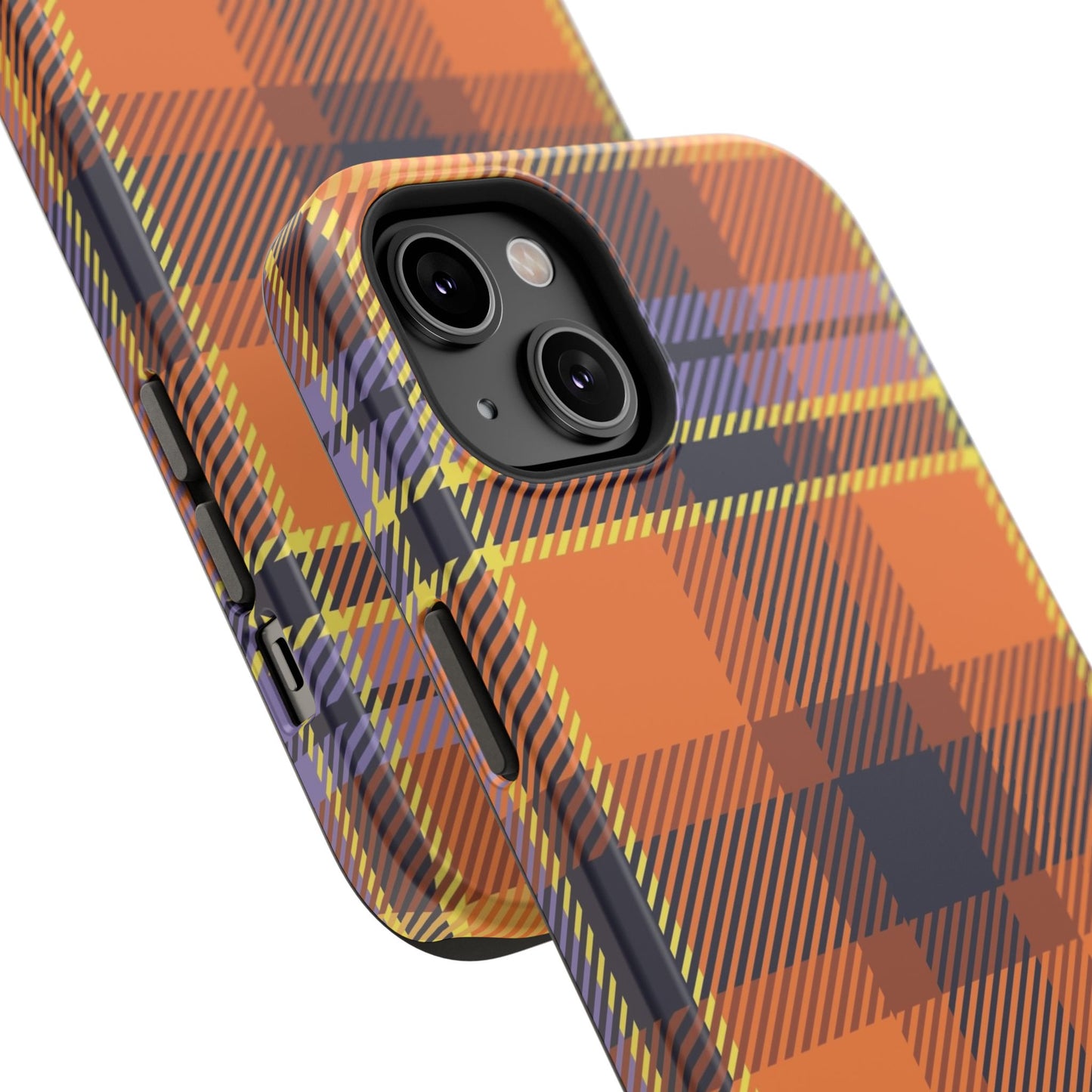 Orange Sickle Plaid  Phone Case for Apple