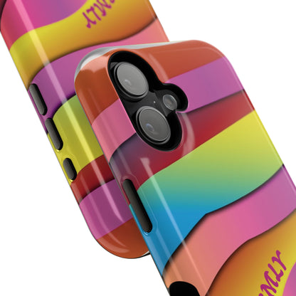 Modern Retro Rainbow Phone Case for Apple