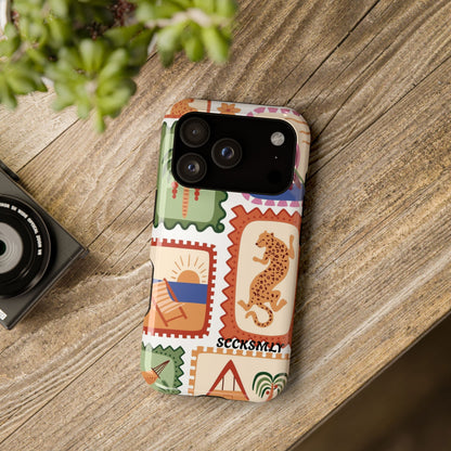 Tropical Print Phone Case for Apple