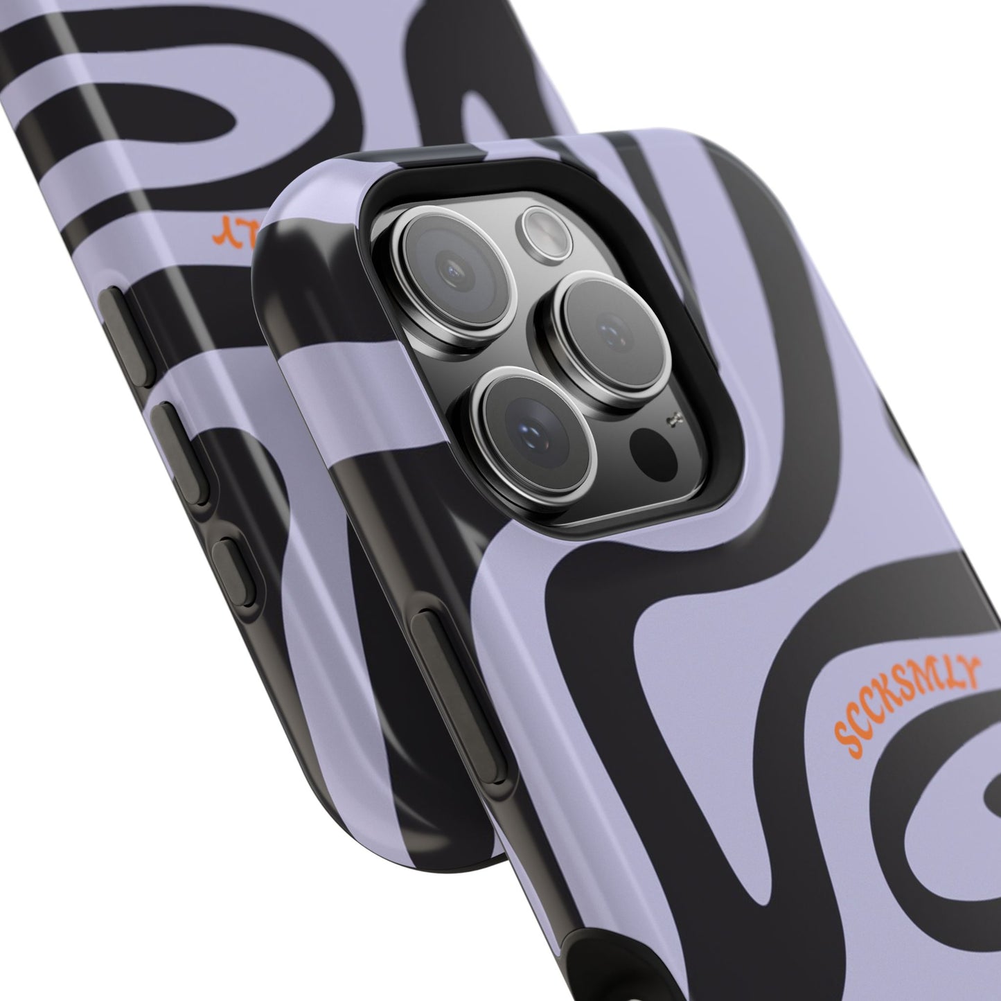 Purple Swirl Phone Case for "IOS or Apple"